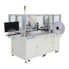 Automatic 2-sided Wire Crimping and Shrink Tube Insertion Machine