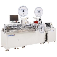 Automatic 2-sided Number Tube Insertion and Crimping Machine