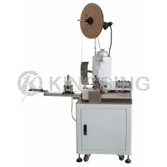 Parallel Twin Wire Stripping and Crimping Machine