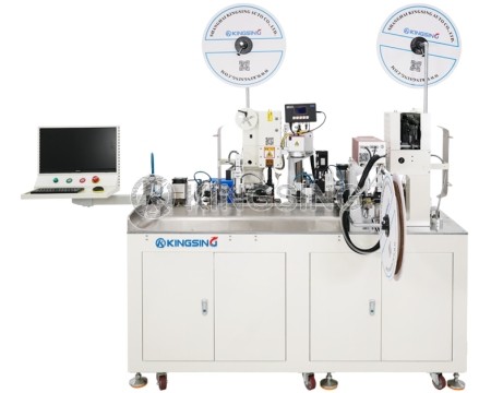 Fully Automatic Ferrule Crimping and Heat Shrinkable Tube Insertion Machine