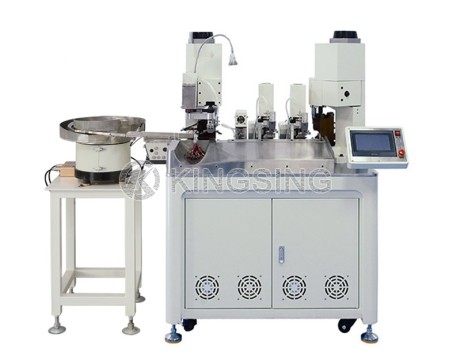 Automatic Thermal Protector Crimping Machine